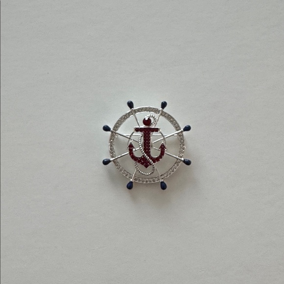 Napier Anchor Brooch - Picture 2 of 3